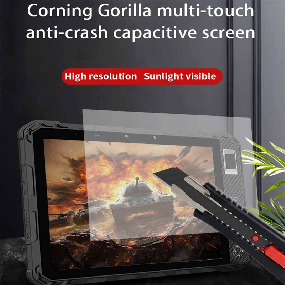 Биометрический планшет Android с экраном Gorilla