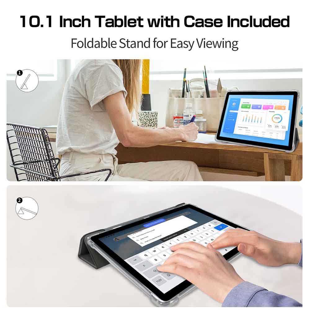 Tablet with cover Tablet with cover