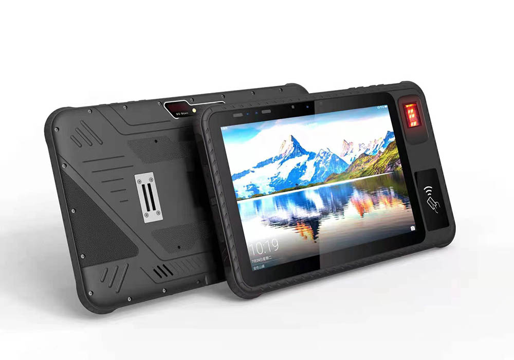 Недавно выпущенный 10,1-дюймовый прочный биометрический планшет IRIS для выборов на базе Android со сканером отпечатков пальцев FAP20, модель SF107